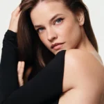 Barbara Palvin with dewy makeup look and nude gloss for Inglot Fall 2025 campaign