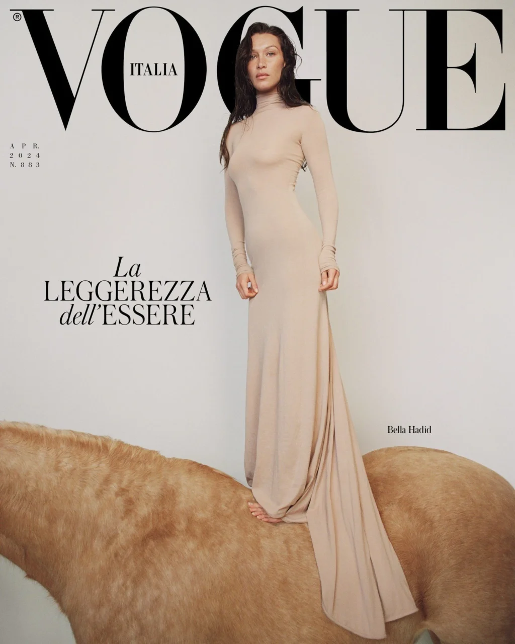Bella Hadid Vogue Italia Cover