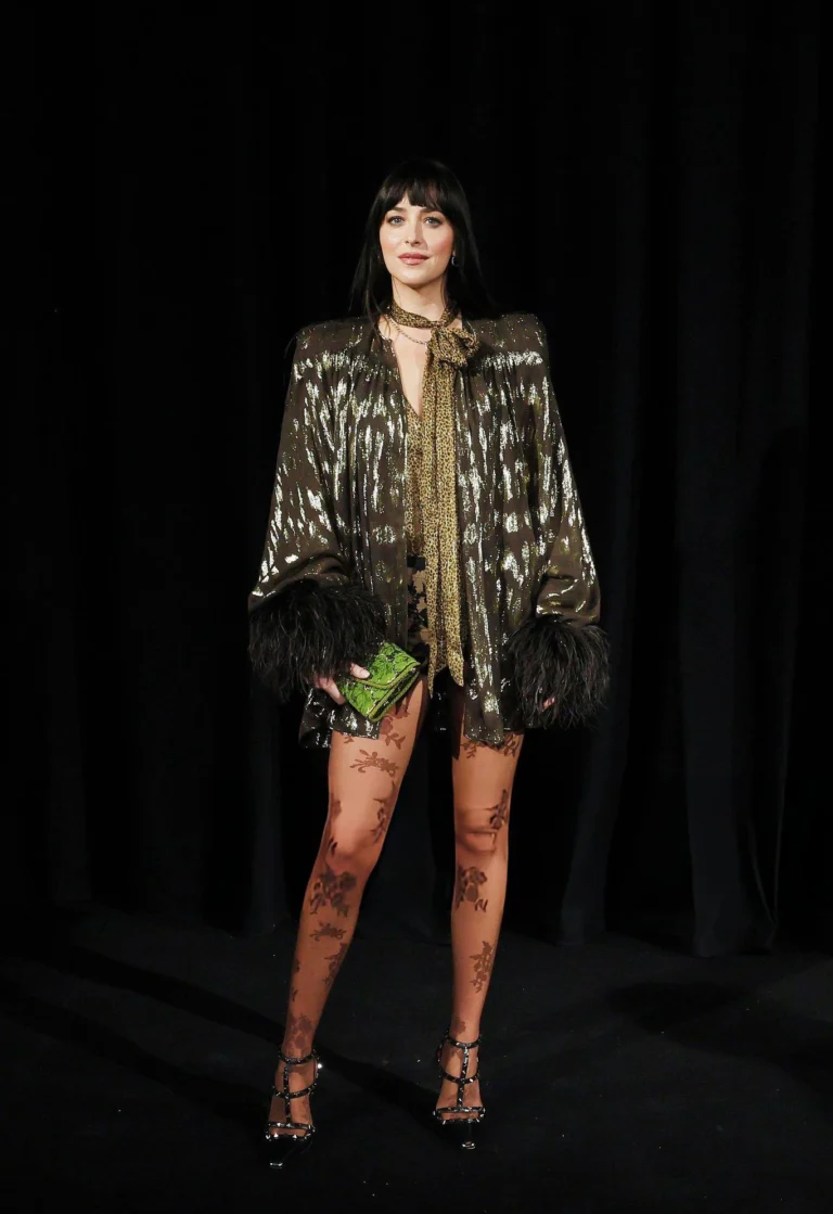 Dakota Johnson at Valentino Haute Couture Spring 2026 Paris Fashion Week