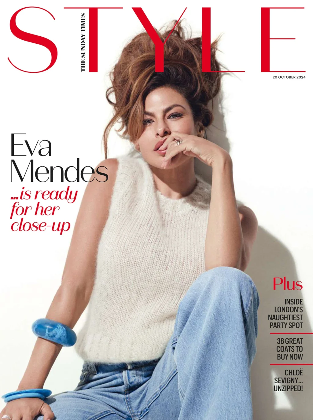 Eva Mendes - The Sunday Times Style October 20th, 2024 by Nico Bustos