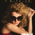 Grace Bowers poses on Vestal Magazine cover. Photo: Kevin Sinclair