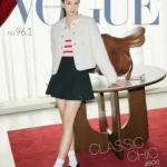 JISOO on Vogue Hong Kong January 2026 digital cover wearing Tommy Hilfiger Lunar New Year capsule
