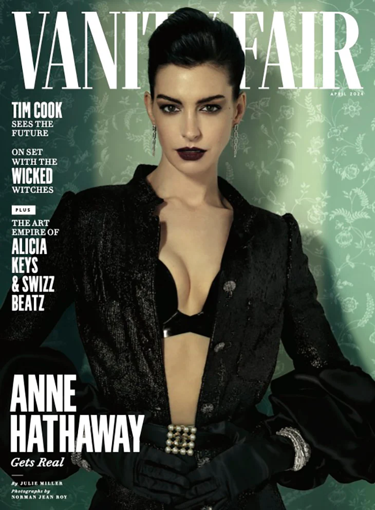 Anne Hathaway Unveils Her True Self in Vanity Fair's April 2024 Exclusive