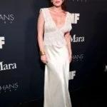 Bella Thorne sheer lace Saint Laurent dress WIF Oscars Nominees Celebration