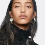 Mona Tougaard poses for Chanel Rouge Allure Velevet Lipstick spring 2023 campaign