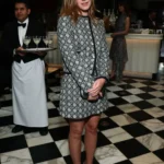 Emma Watson Dior Macrocannage jacket mini skirt Oscars pre party 2026