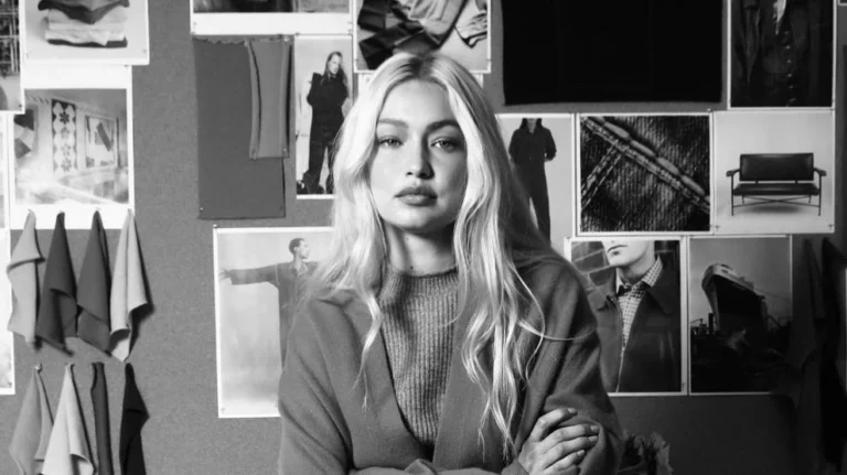 Gigi Hadid sports a perfect haircut and hairstyle for girls with round faces.