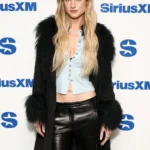 Grace Van Patten in Leather Pants at SiriusXM Tell Me Lies Event