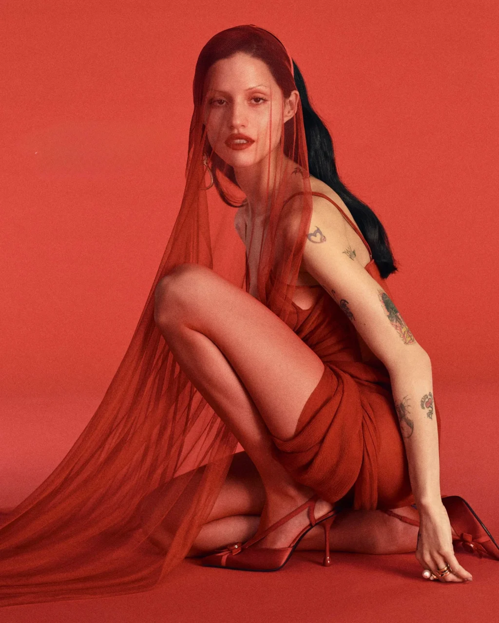 Gabbriette Jimmy Choo 2026 bridal campaign look