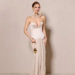 Leonie Hanne Wears a Sculpted Nude Gown to BVLGARI ICONS Paris 2026