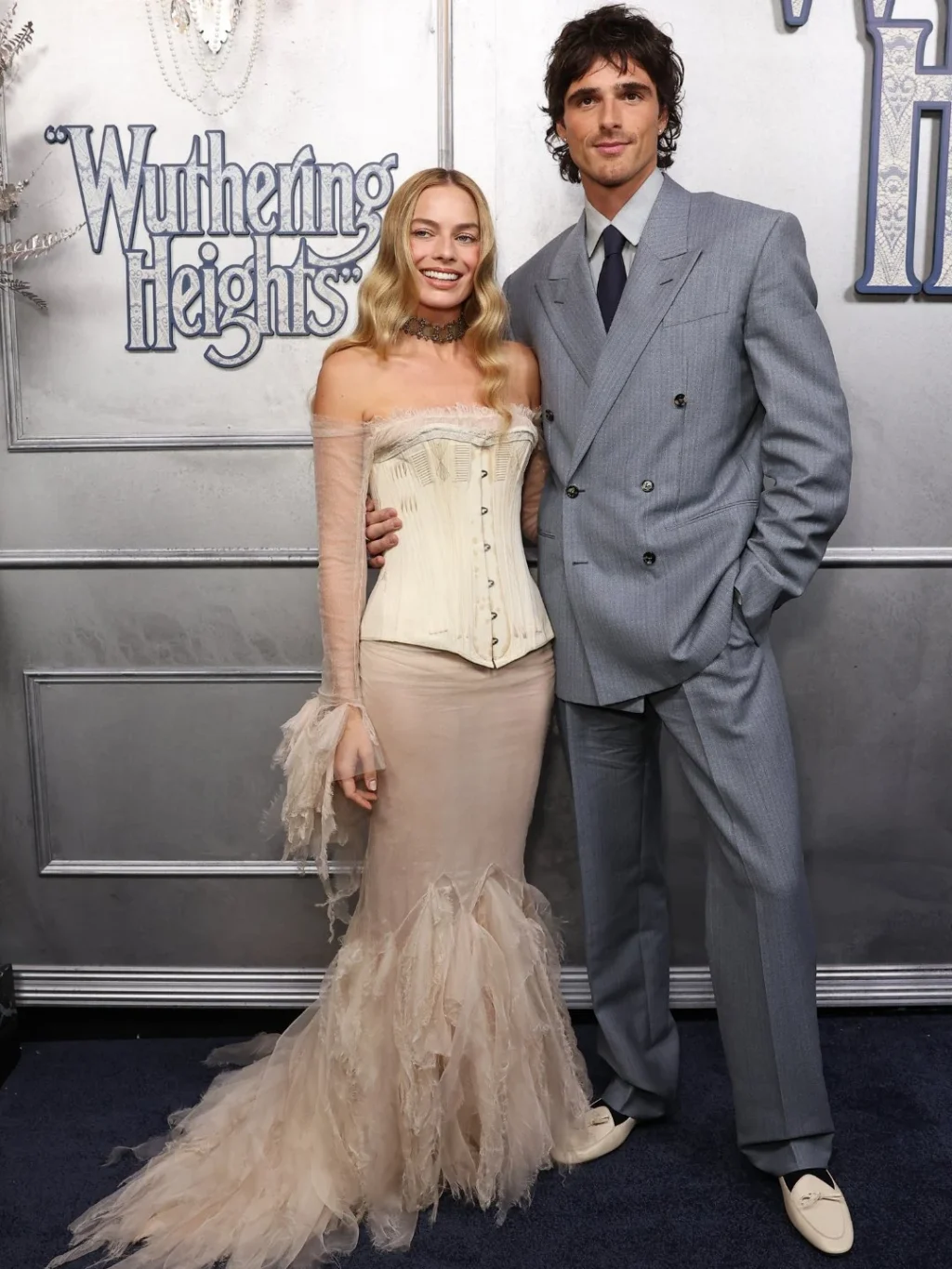 Margot Robbie and Jacob Elordi Close Press Tour With Gothic Glam in Sydney