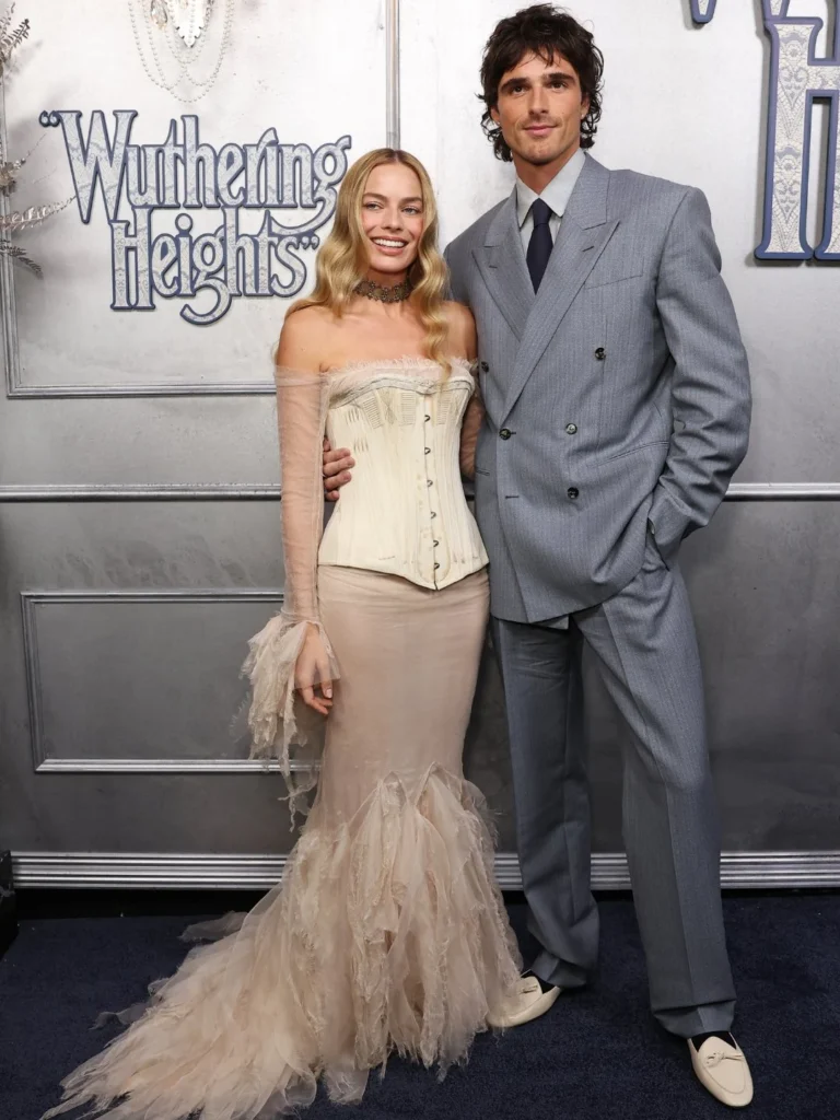 Margot Robbie and Jacob Elordi Close Press Tour With Gothic Glam in Sydney