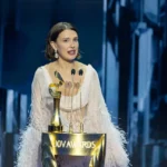 Millie Bobby Brown wearing blush Tamara Ralph couture gown at the Joy Awards 2026