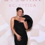 Priyanka Chopra black strapless gown Bvlgari Eclettica event