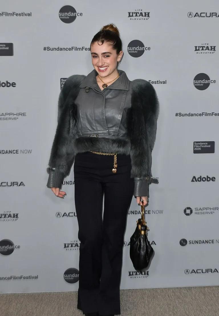 Rachel Sennott Wears Chloé Layers to The Moment Premiere at Sundance
