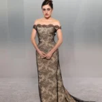 Rachel Sennott Balenciaga lace gown Vanity Fair Oscar Party 2026