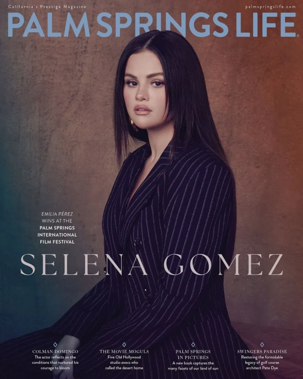 Selena Gomez Covers Palm Springs Life January 2025