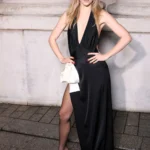 Suki Waterhouse at Saint Laurent Menswear Fall Winter 2026 Paris