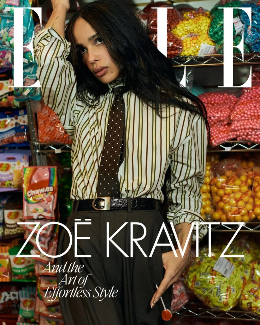 Zoë Kravitz Graces US Elle March 2025 Cover